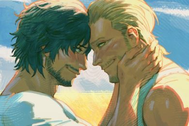 Clive Rosfield and Gav from FF16 by Kiashie
